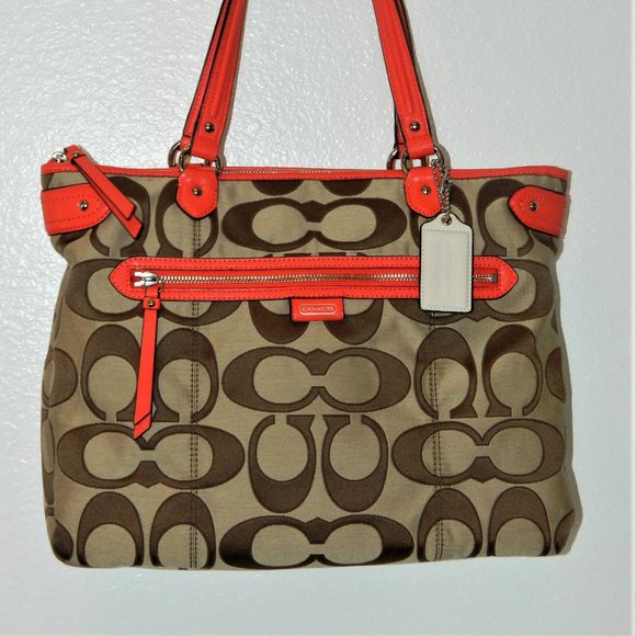 Coach Monogram Zip Top Tote - Picture 1 of 10